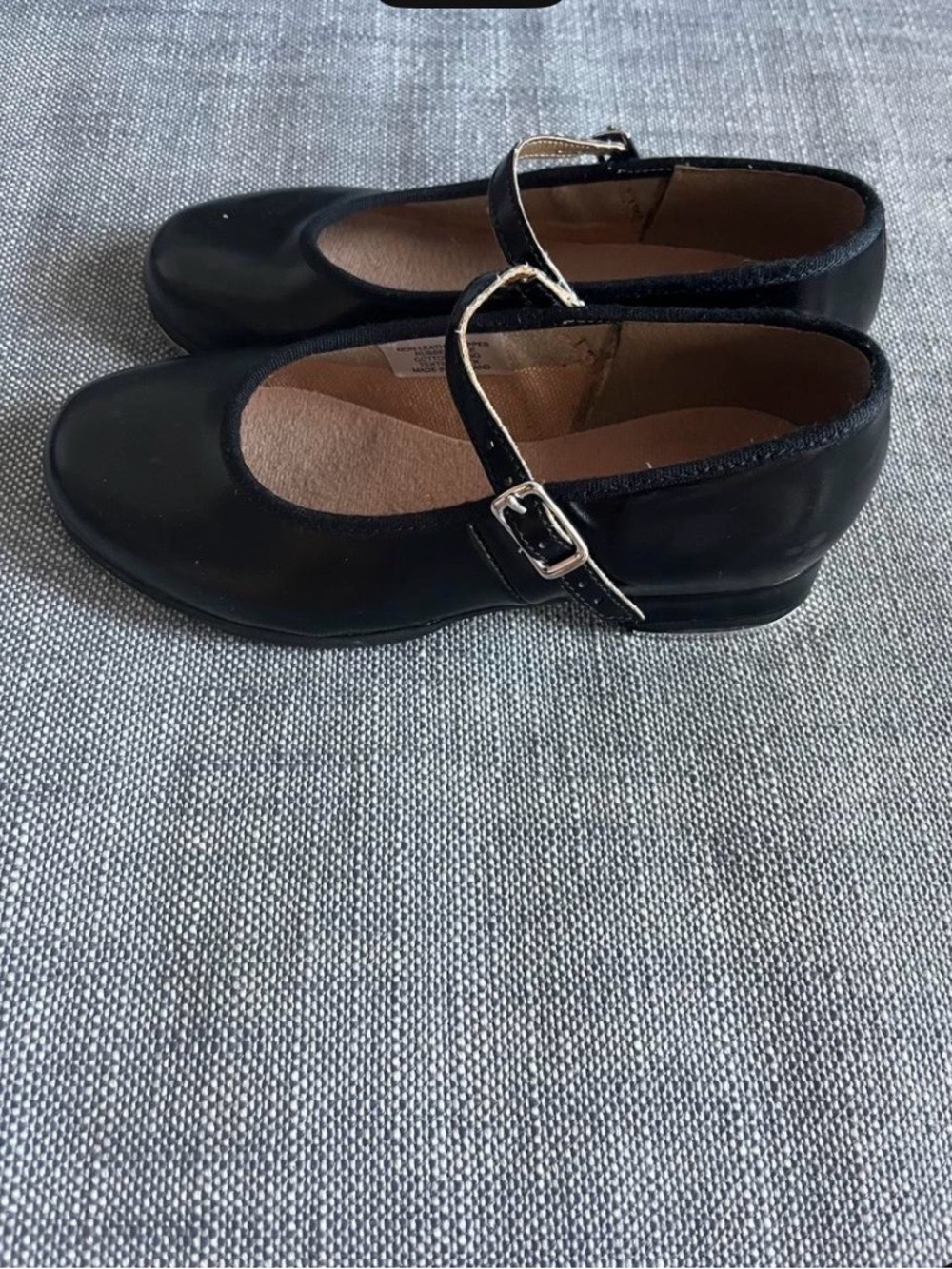 Bloch Tap Shoes Girls Black Mary Jane with Buckle Strap Sz 11.5